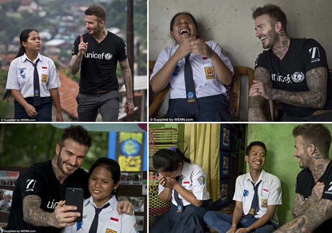 David Beckham dan Siswi SMP Semarang Disorot Dunia